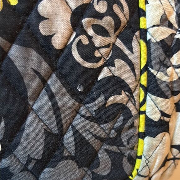 Vera Bradley Black and Yellow Crossbody Purse with Matching Wallet- Preowned - Picture 11 of 13